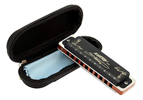 Easttop T008 K 10 Agujeros Blues Profesional Arpa C Clave In 0