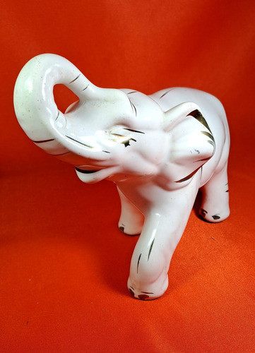 Elefante De La Suerte | Porcelana | Pintado Al Oro 1
