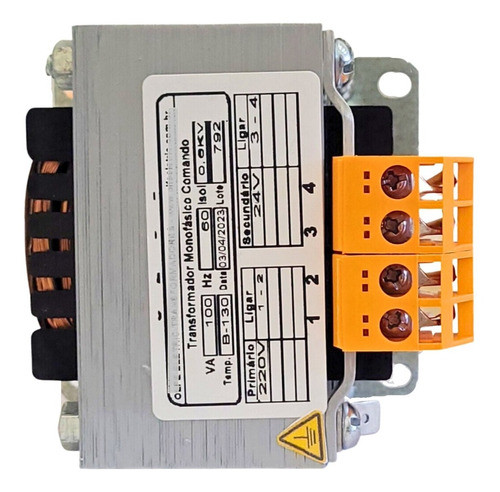 Transformador Comando Mono 120va E-220v S-24v 1