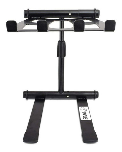 Pyle Portable Folding Laptop Stand Standing Table With Ad 1