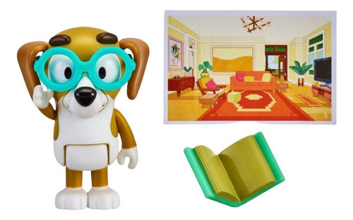 Bluey Figura Honey Con Libro Moose 1