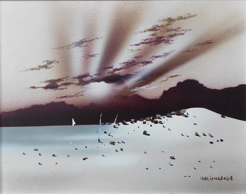 Cuadro Emilio Bolinches Cielos (marrón) 0