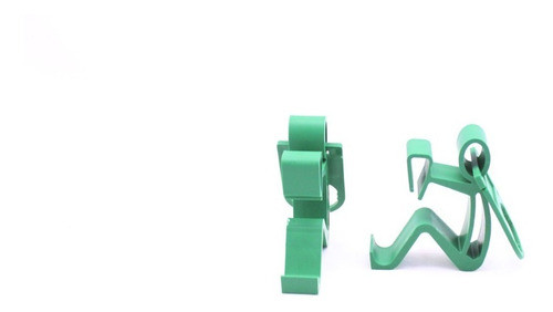 Kit 2 Unidades Suporte P/ Carregar Celular Tomada - Verde 1