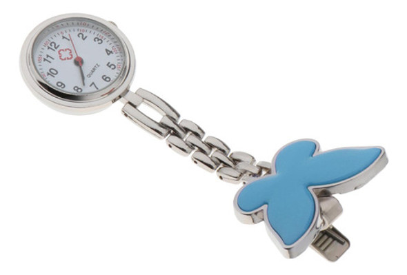 Moda Borboleta Enfermeira Clipe-em Fob Azul Claro Azul Claro 0