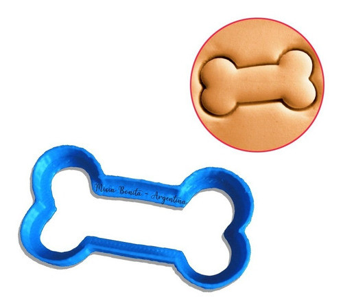 Bullterrier X3 Cortante Galleta Reposteria Huella Hueso 1