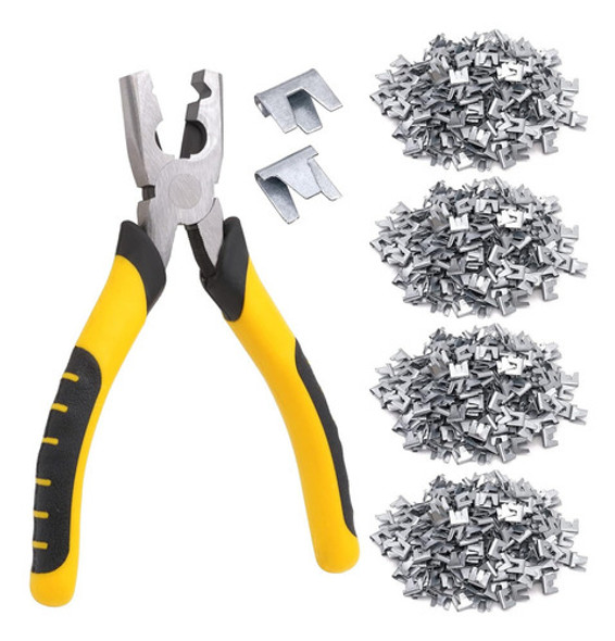 . Clipes De Gaiola De Arame Naoedeah 1200 Peças Com Alicate 0