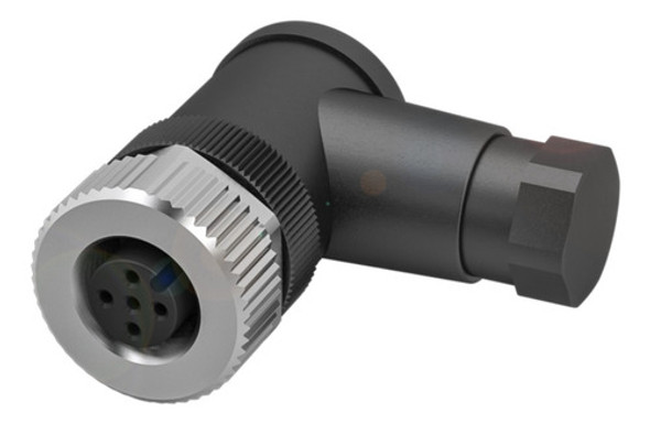 Conector Balluff Hembra M12 5 Polos Acodado Codificacion A 0