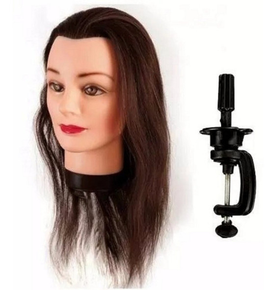 Cabeza De Practica * Maniqui De Pelo Sintetico Larga S/l 0
