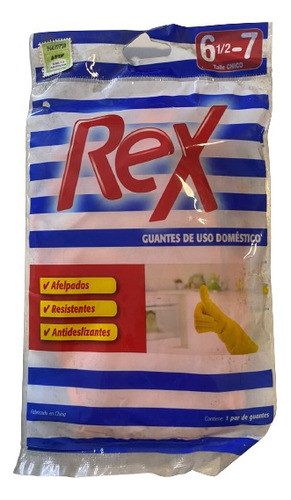 Guantes Talle Chico De Uso Domestico Rex De Wassington 0