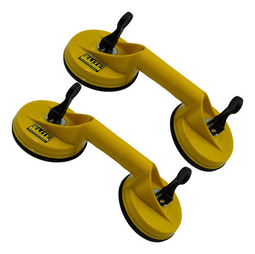 Kit 2 Ventosa Dupla 80kg Para Vidros Pisos E Porcelanatos 0