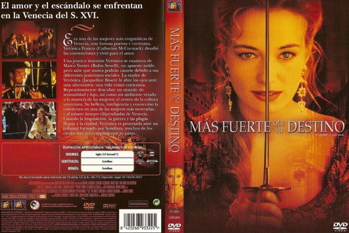 Más Fuerte Que Su Destino - Dangerous Beauty - Dvd 0