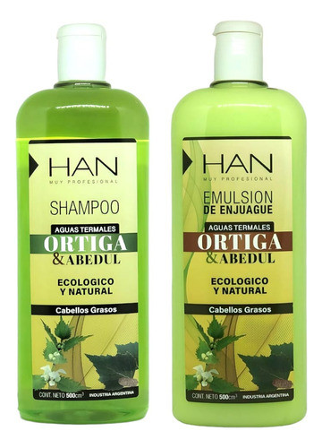 Shampoo + Enjuague Ortiga & Abedul X500 Cabellos Grasos 0