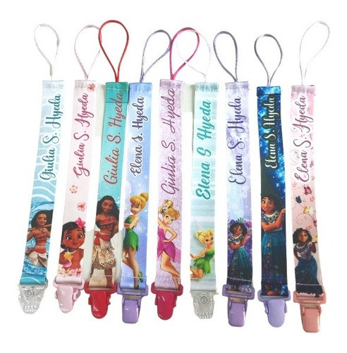 Prendedores  Chupeta Personalizado 3unidades Estampa E Nome 1