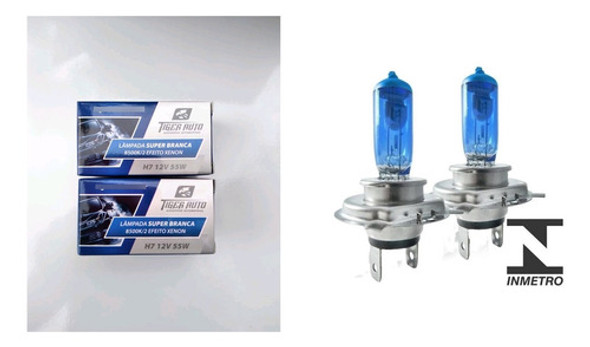 Lampadas Super Branca Duster Farol Baixo H7 Tipo Xenon 1