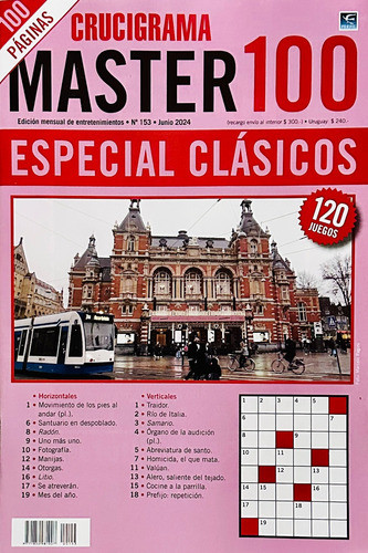 Crucigrama Master 100 N° 153 Junio 2024 - 100 Paginas 0