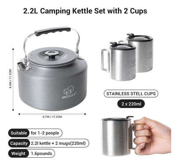 Tetera De Aluminio Con 2 Tazas De 22l Para Cocinar Al Aire L 1 Tetera De Aluminio Con 2 Tazas De 22l Para Cocinar Al Aire L 1