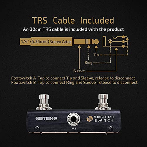 Hotone Interruptor De Pedal Doble Interruptor De Pedal Momen 0