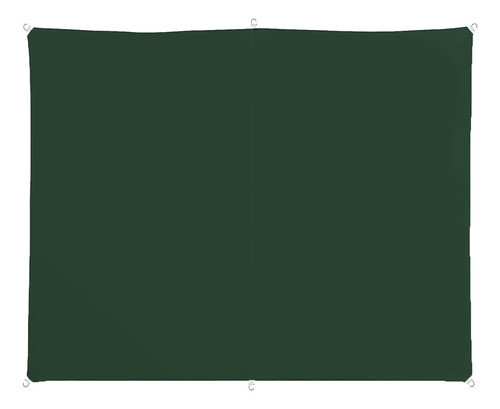 Toldo Vela P/ Sombra Viento Y Granizo C/ Uv - 3*2mts  Verde 0