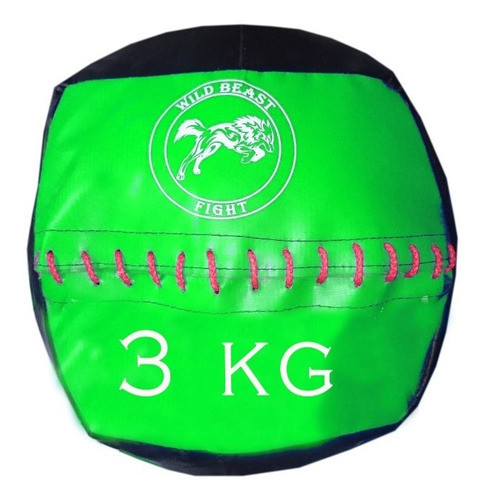 Medicine Ball Wall Ball 3 Kg Crossfit Funcional Wild Beast 0