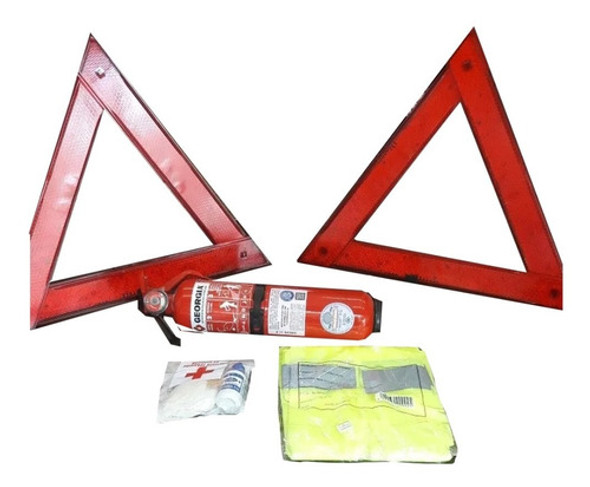 Kit De Seguridad Ruta Reglamentario 5 Piezas En Parque Chas 0