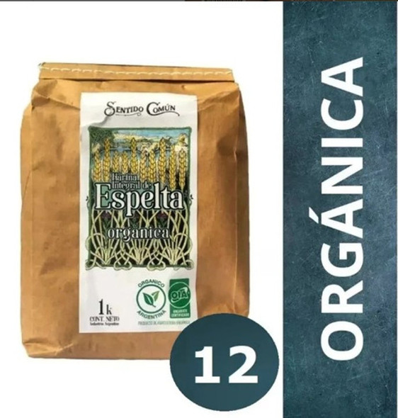 Harina Integral Espelta 12kg En Pack De 1kg 1