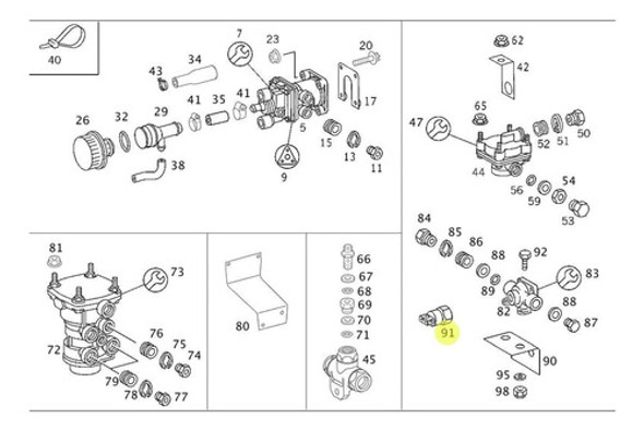 Interruptor Pneumatico Mercedes Atego/axor... 1