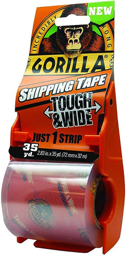 Gorilla Packing Tape Tough & Wide Con Dispensador Para Mover 0
