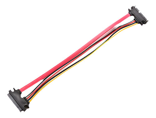 1 X 22 Pin 7 + 15 Pin Macho A Hembra Datos Hdd Combo Extensi 0
