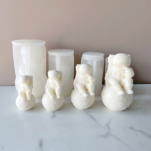 Molde De Silicone: Epóxi, Lua, Astronauta, Cubo De Gelo, Dec 1