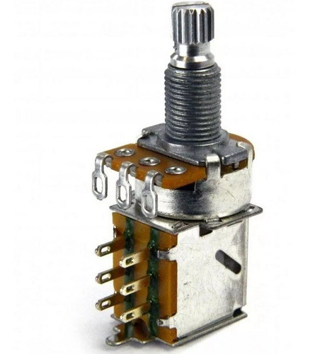 Potenciômetro Push Pull Chave Dpdt Alpha A500k Para Guitarra 0