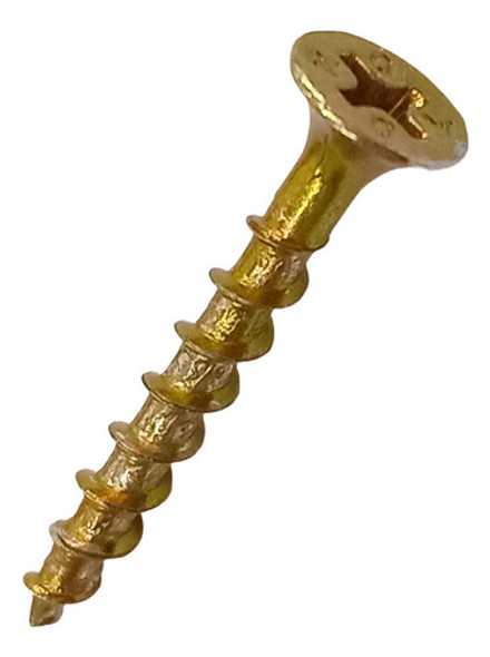 Tornillo Autoperforante Fix Dorado 4x35 X 200 Unidades 0