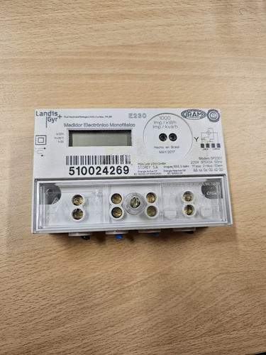 Medidor Electrico Monofasico Landys Gyr Modelo Sp2301 0