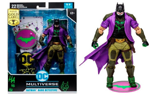 Mcfarlane Batman Dark Detective Gold Label Dc Multiverse 0