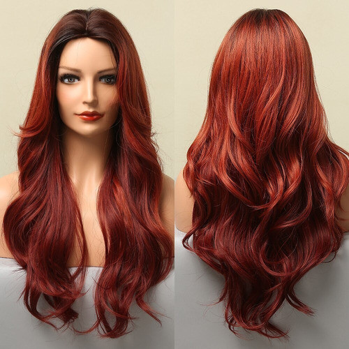 Peluca Para Mujer Cabello Largo 70cm Resistente Al Calor P5j 0