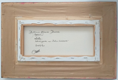 Antônio Pascoal - Barcos - 20 X 40 Cm - Óleo S/ Tela 1