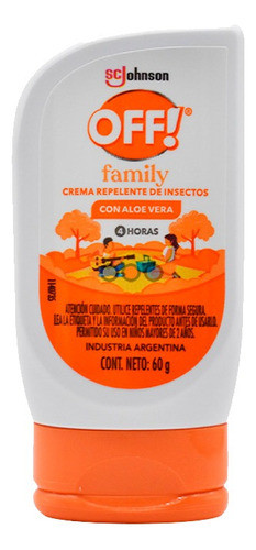 Off! Repelente De Insectos En Crema 60gr X 4 Unidades 1