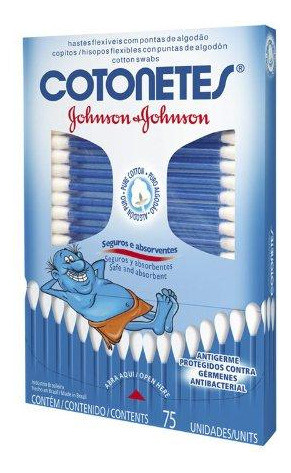 Cotonetes Johnson & Johnson X75 Unidades 0