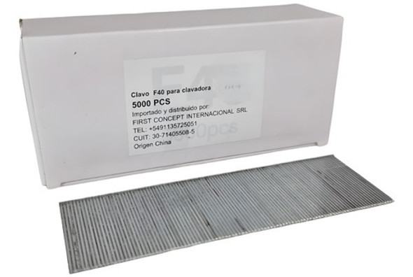 Clavos De Acero 40mm Para Clavadora Neumatica X5000u 809014 1