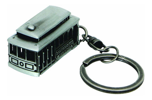Llavero - Ns San Francisco Cable Car Metal 3d Key Chain Shin 0