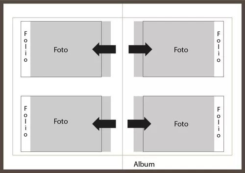 Álbum Liso P/200 Fotos 10x15cm Pack X 6 Unidades (pp46200/l) 1