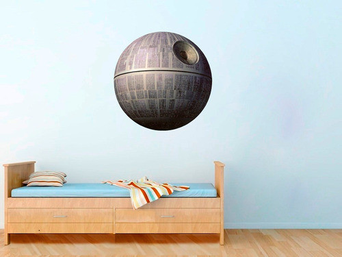 Vinilo Pared Star Wars Impresos Death Star  Wall Stickers 1