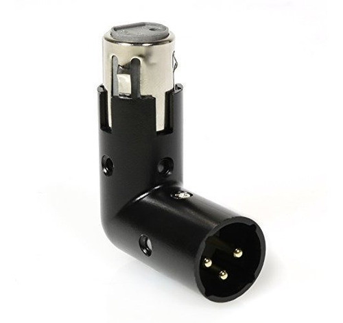 Lyxpro Xlr Angle Adapter Dual Macho Y Hembra Se Puede Coloca 0