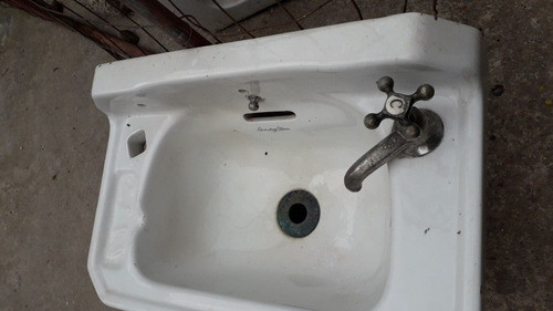 Pileta Baño Antigua 46cm X 29cm 1