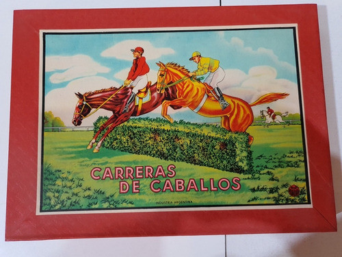 Antiguo Juego De Mesa De 1960-carrera De Caballos- 0