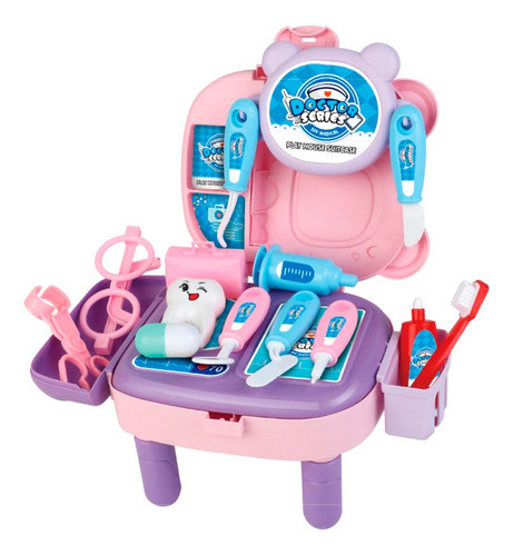 Valija Medico Juguete Con Accesorios Doctor Mnl 0