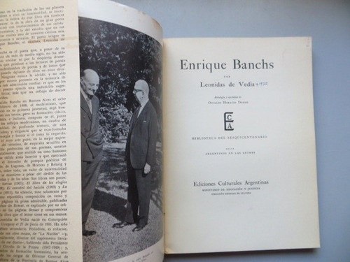 Enrique Banchs Leonidas De Vedia Argentinos En Las Letras 1