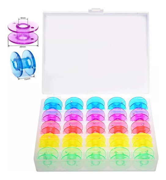 Caja Bobinas X 25 Unid Janome, Singer,brother,godeco Etc 0 Caja Bobinas X 25 Unid Janome, Singer,brother,godeco Etc 0