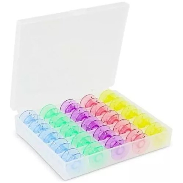 Caja Bobinas X 25 Unid Janome, Singer,brother,godeco Etc 1 Caja Bobinas X 25 Unid Janome, Singer,brother,godeco Etc 1