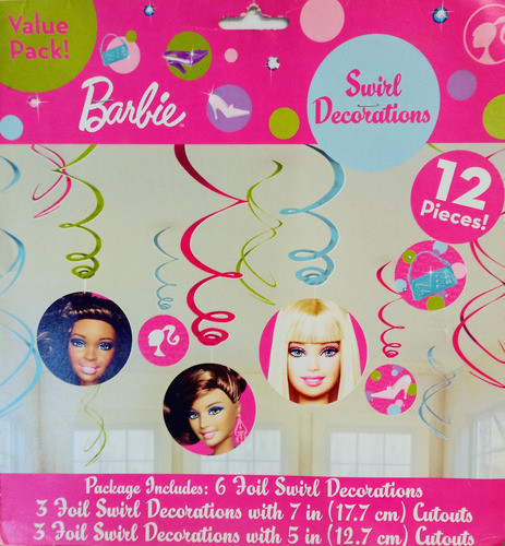 Guirnalda Barbie Ambientación Party Pink Banderín Cumple Cs 0