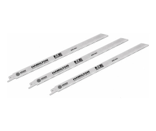 Hojas Para Sierra Sable De 300mm 3 Unidades Hamilton Hs300 0